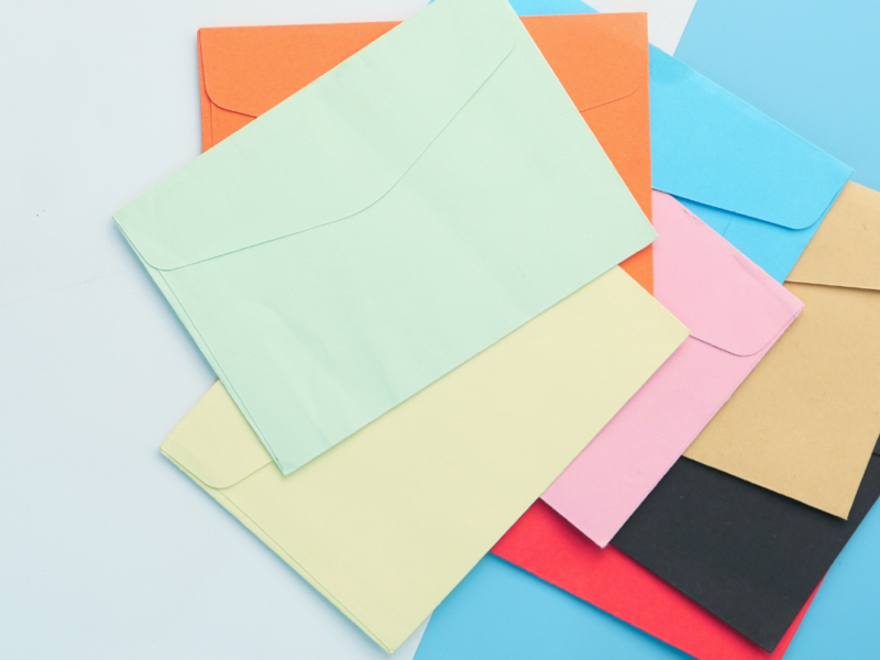 Colorful envelopes